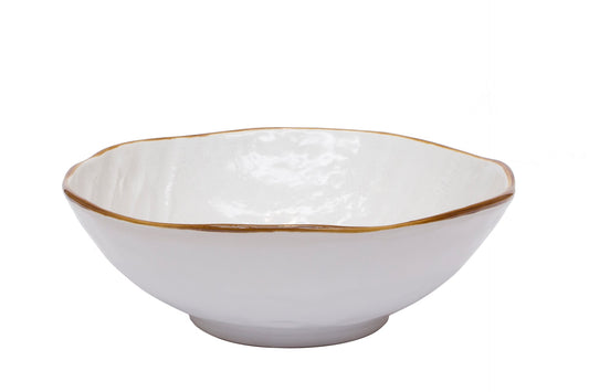 Mediterraneo - insalatiera grande - colore bianco