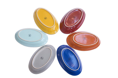 Mediterraneo - vassoio ovale piccolo - 6 colori