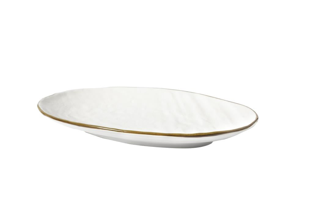 Mediterraneo - vassoio ovale - colore bianco