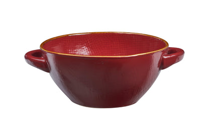 Mediterraneo - Ciotola Zuppa in Gres Rossa
