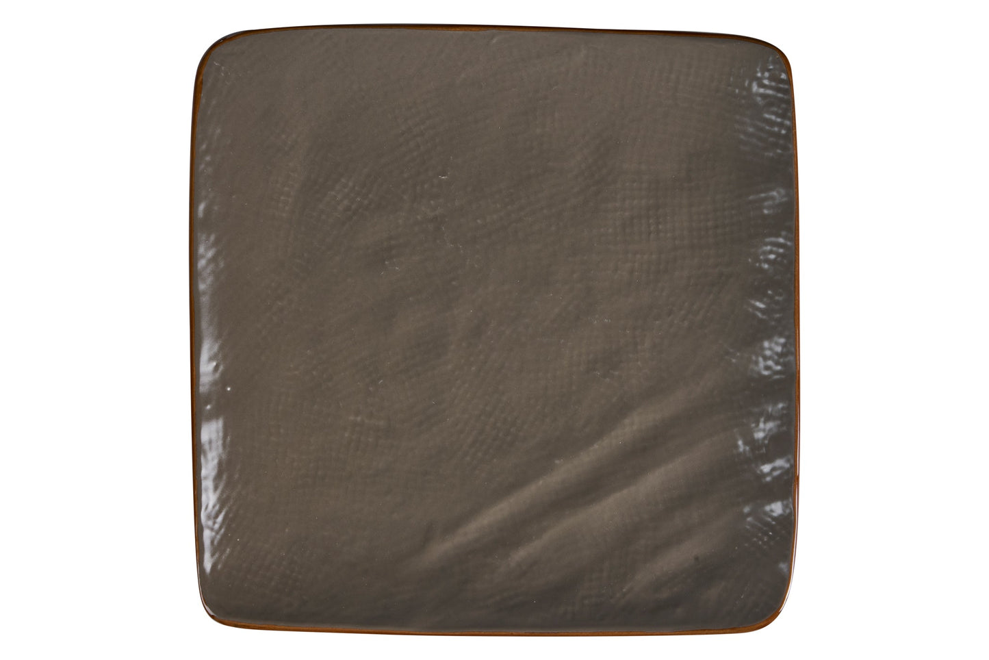 Shibuya - Piatto Dessert Quadrato Marrone