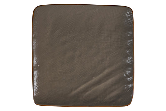 Shibuya - Piatto Dessert Quadrato Marrone