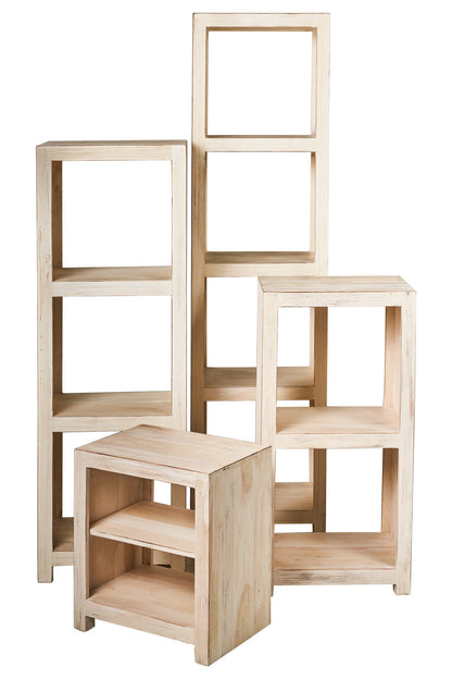 Etagere 2 ripiani white wash