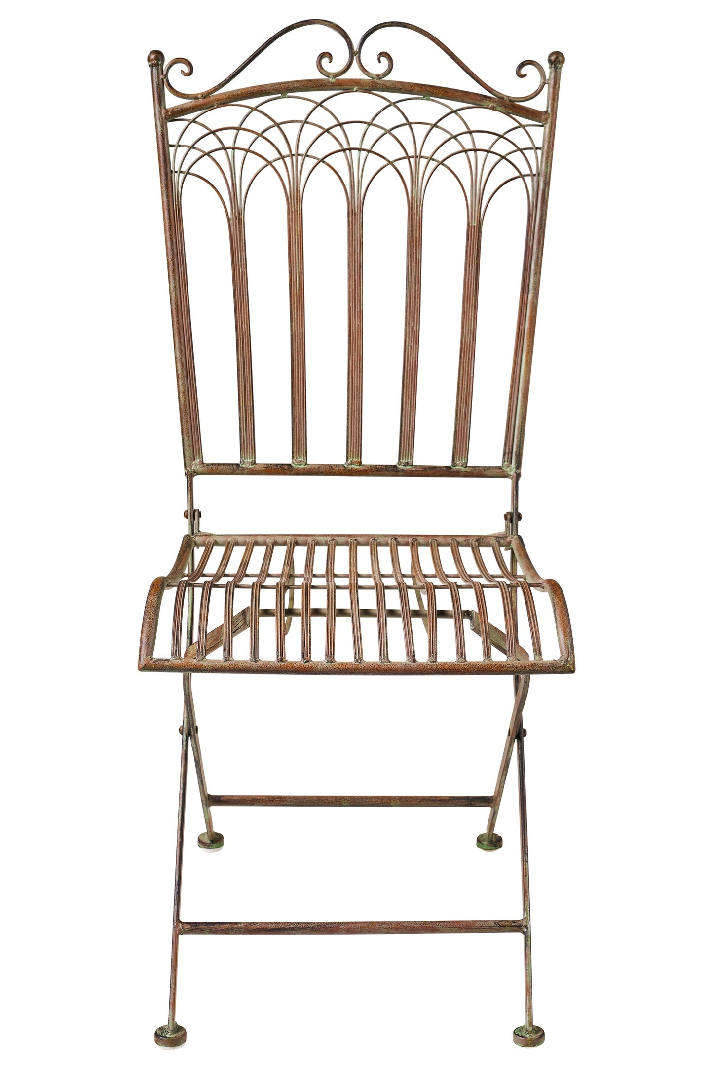Linea Ferro - Sedia da Esterno in Ferro Verde