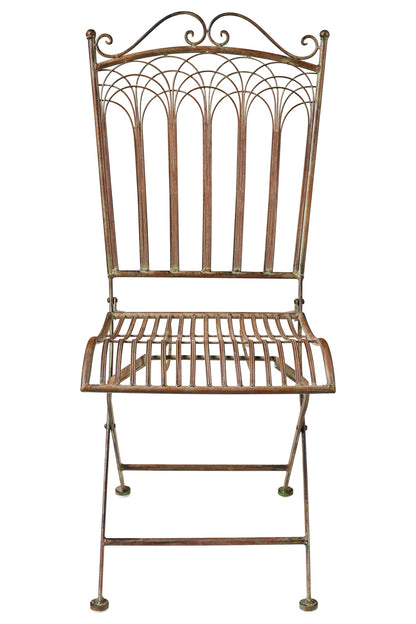 Linea Ferro - Sedia da Esterno in Ferro Verde