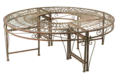 Iron Line - Panchina Modulare da Esterno in Ferro Verde