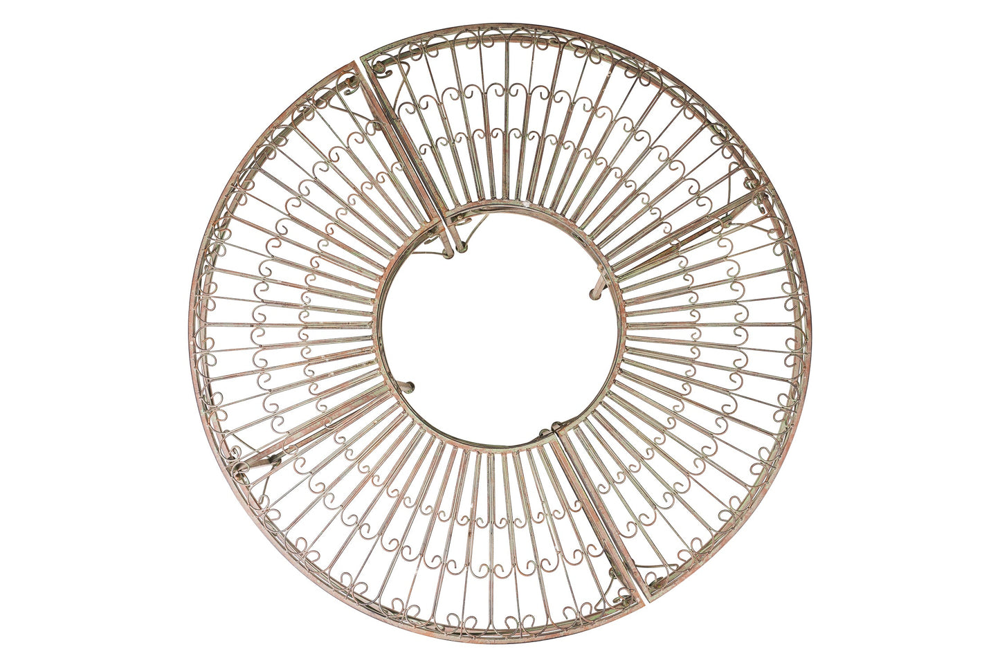 Iron Line - Panchina Modulare da Esterno in Ferro Verde