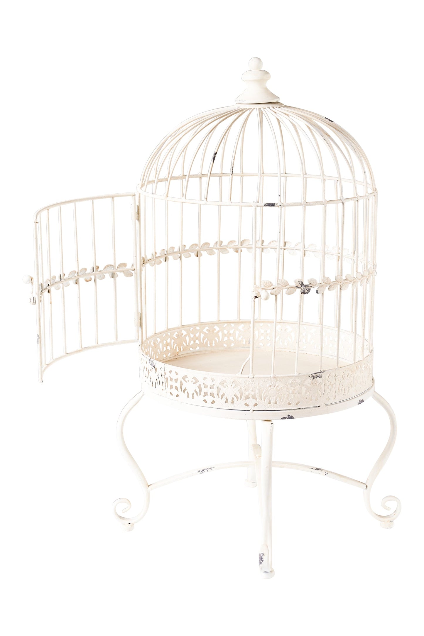 Linea Ferro - Gabbietta da Esterno in Ferro Bianca