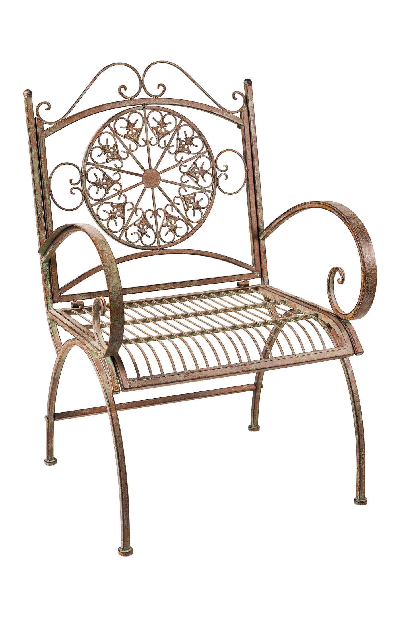 Linea Ferro - Set 4 Salotto da Esterno in Ferro Verde