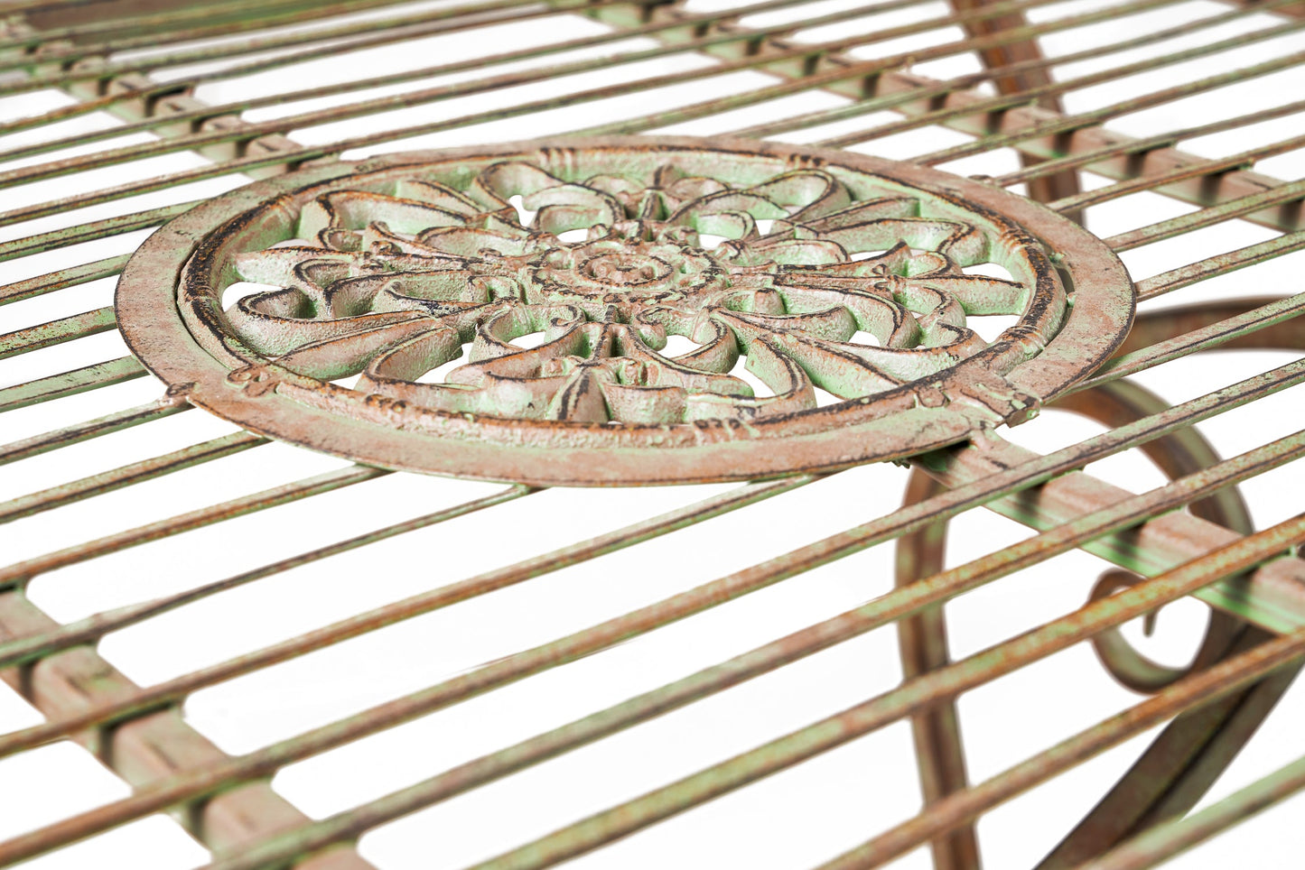 Linea Ferro - Set 4 Salotto da Esterno in Ferro Verde