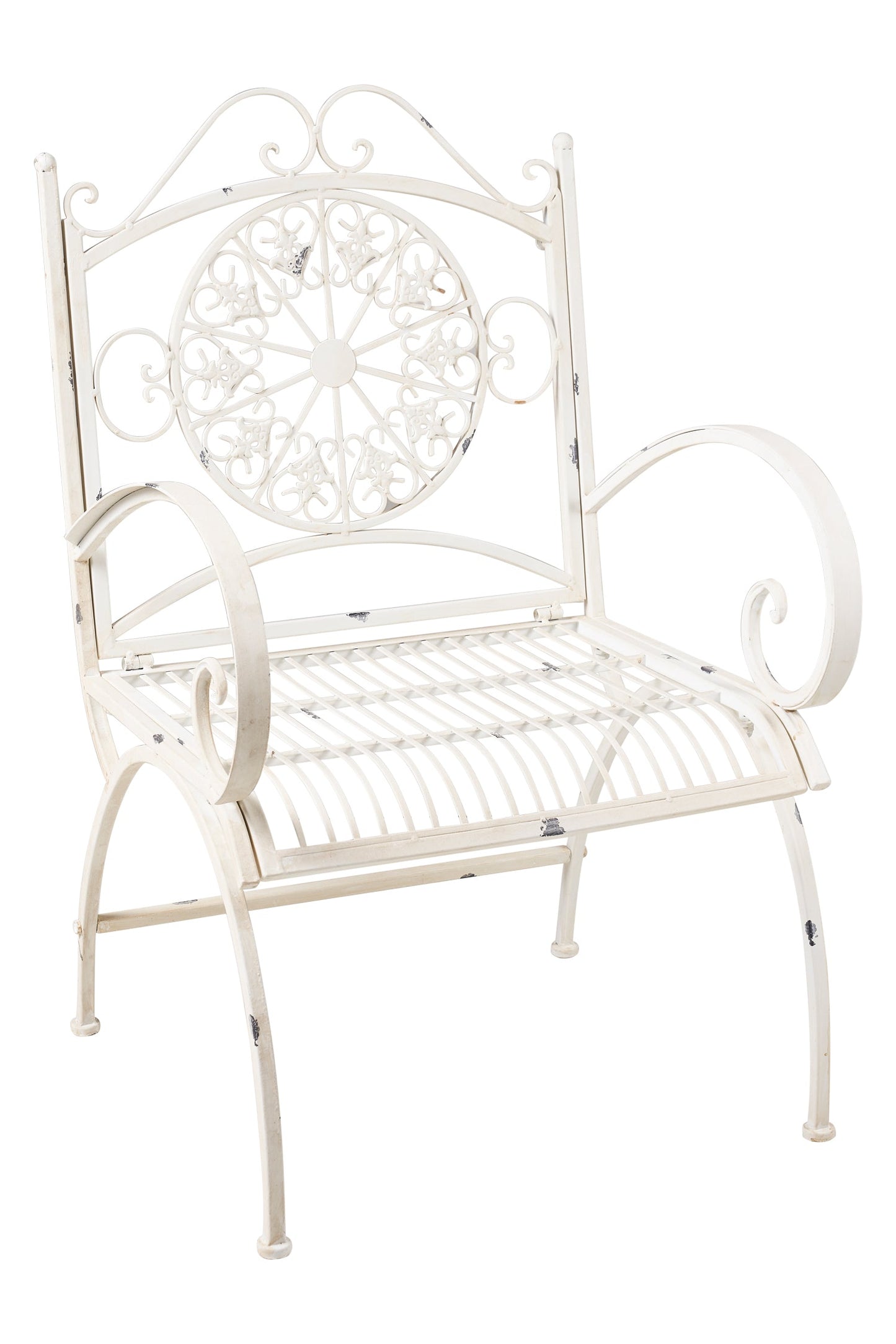 Linea Ferro - Set 4 Salotto da Esterno in Ferro Bianco