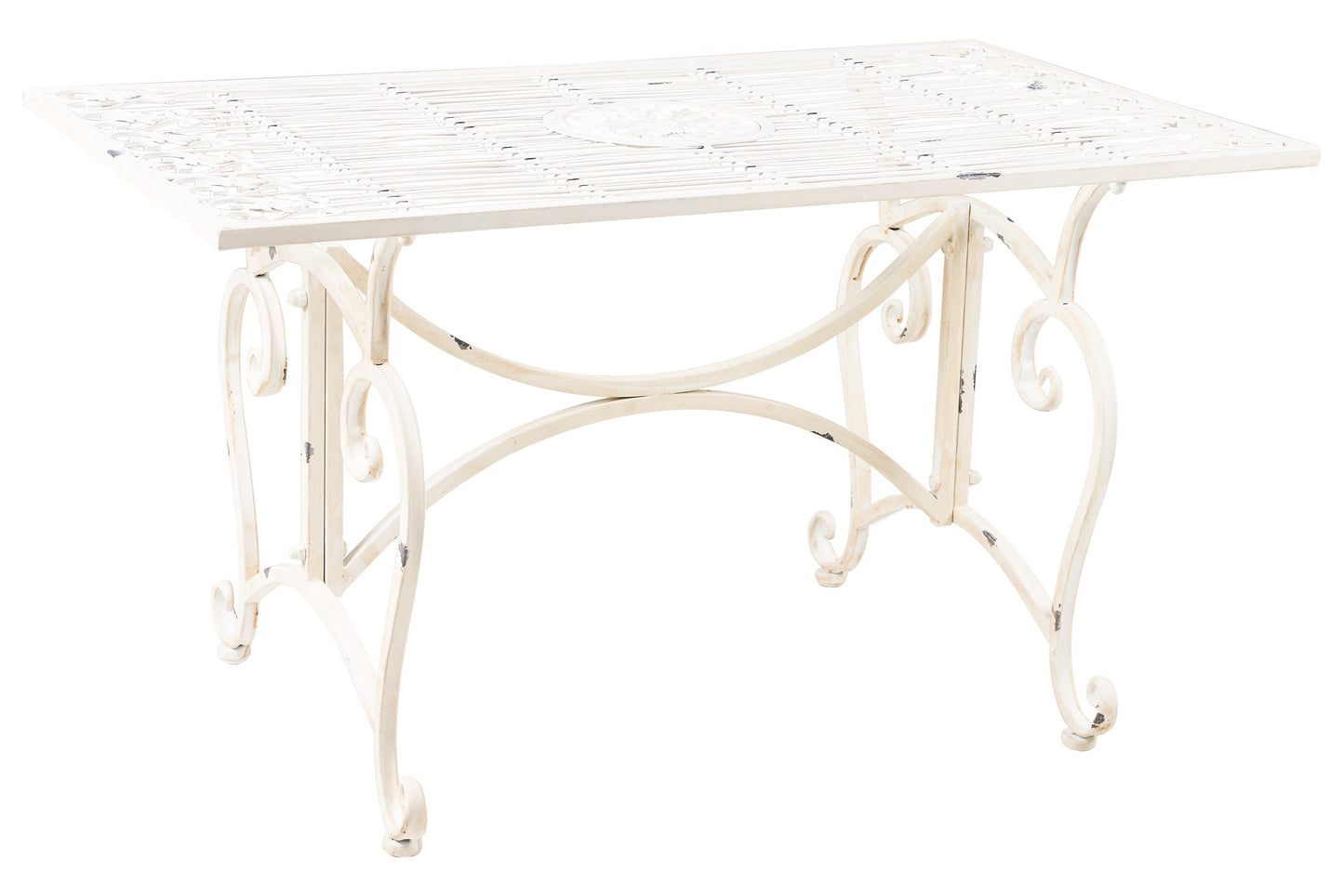 Linea Ferro - Set 4 Salotto da Esterno in Ferro Bianco