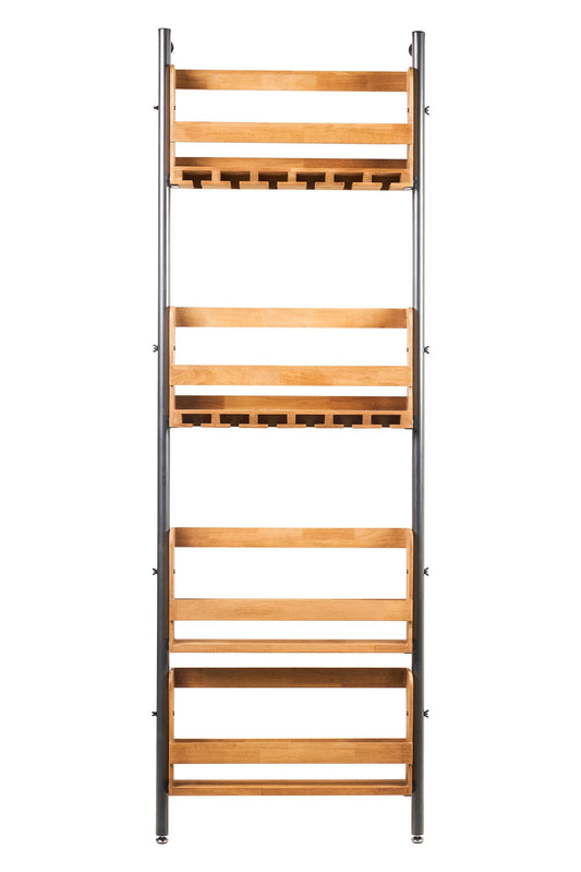 Vino - Cantinetta Con Porta Bicchieri Da Parete Snella