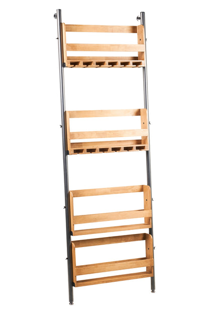 Vino - Cantinetta Con Porta Bicchieri Da Parete Snella