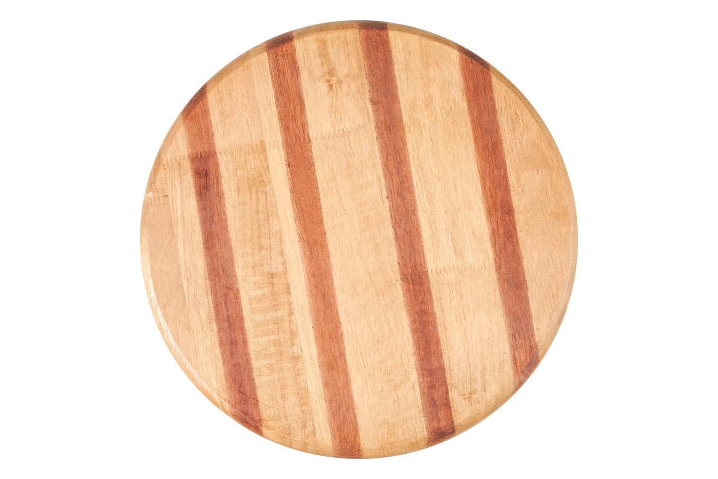 Sgabello - Sgabello Basso Seduta Legno Bicolore