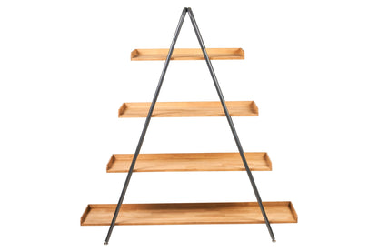 Etagere - Scaffale 4 Piani Con Struttura Compass In Ferro