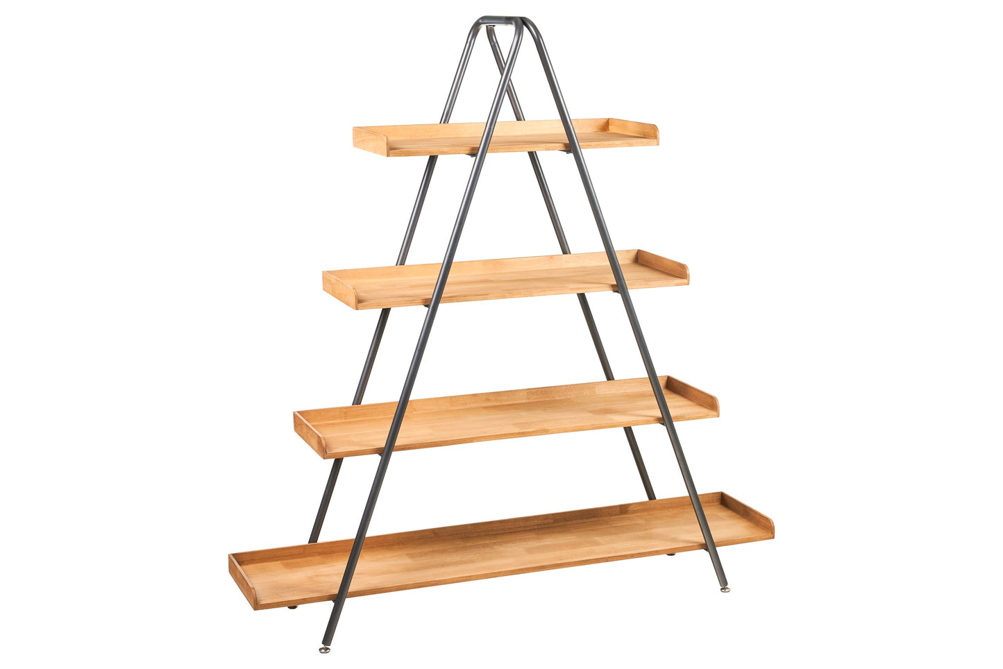 Etagere - Scaffale 4 Piani Con Struttura Compass In Ferro