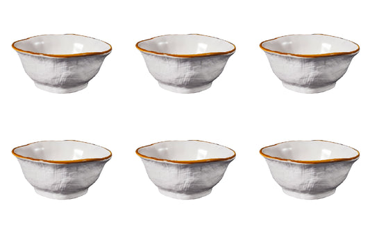 Mediterraneo - Ciotola Macedonia - Colore Bianco