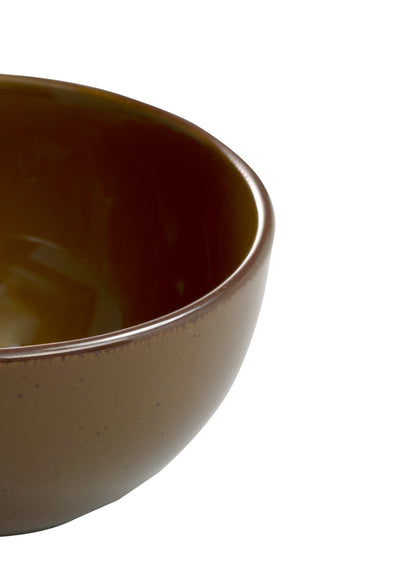 Ciotola Smaltata Marrone