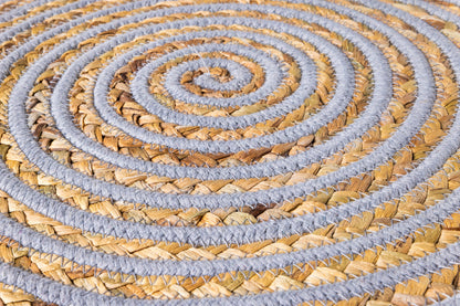 Tovaglietta - Circle Naturale E Grey Set 1/4