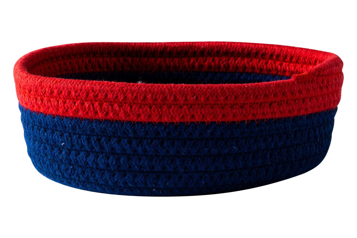 Sapore Di Mare - Cestino Pane Ovale Blu Bordo Rosso