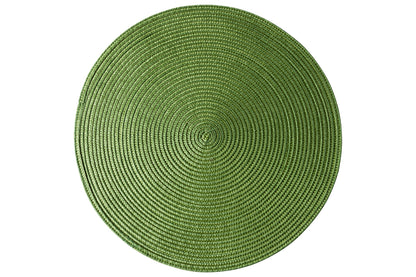 Placemate - Treccina Tondo Set 1/4 Verde