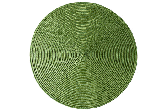 Placemate - Treccina Tondo Set 1/4 Verde