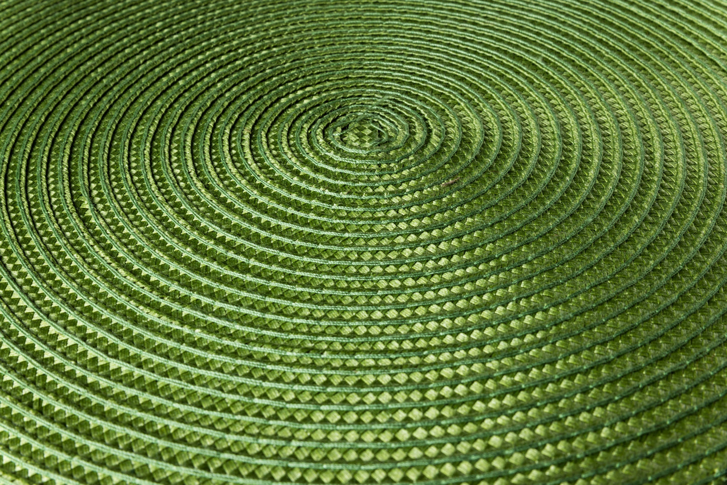 Placemate - Treccina Tondo Set 1/4 Verde