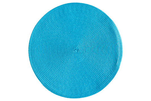 Placemate - Treccina Tondo Set 1/4 Turchese