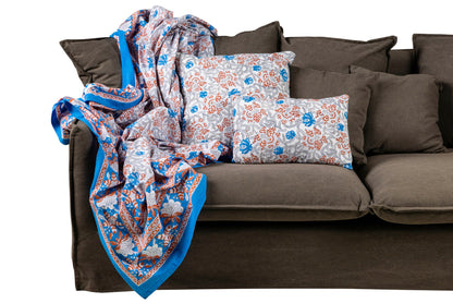 Camogli-Mezzero Azzurro Arancio 180X270