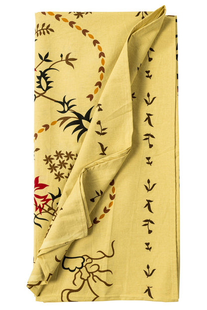 Mezzero in Cotone Albero Della Vita Giallo