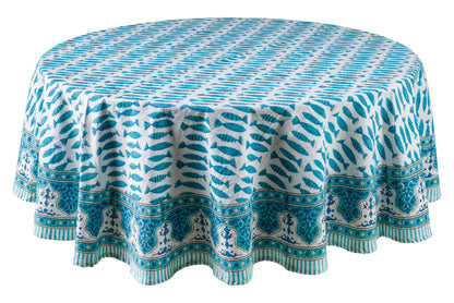 Poissons - Tovaglia Rotonda Diam.180