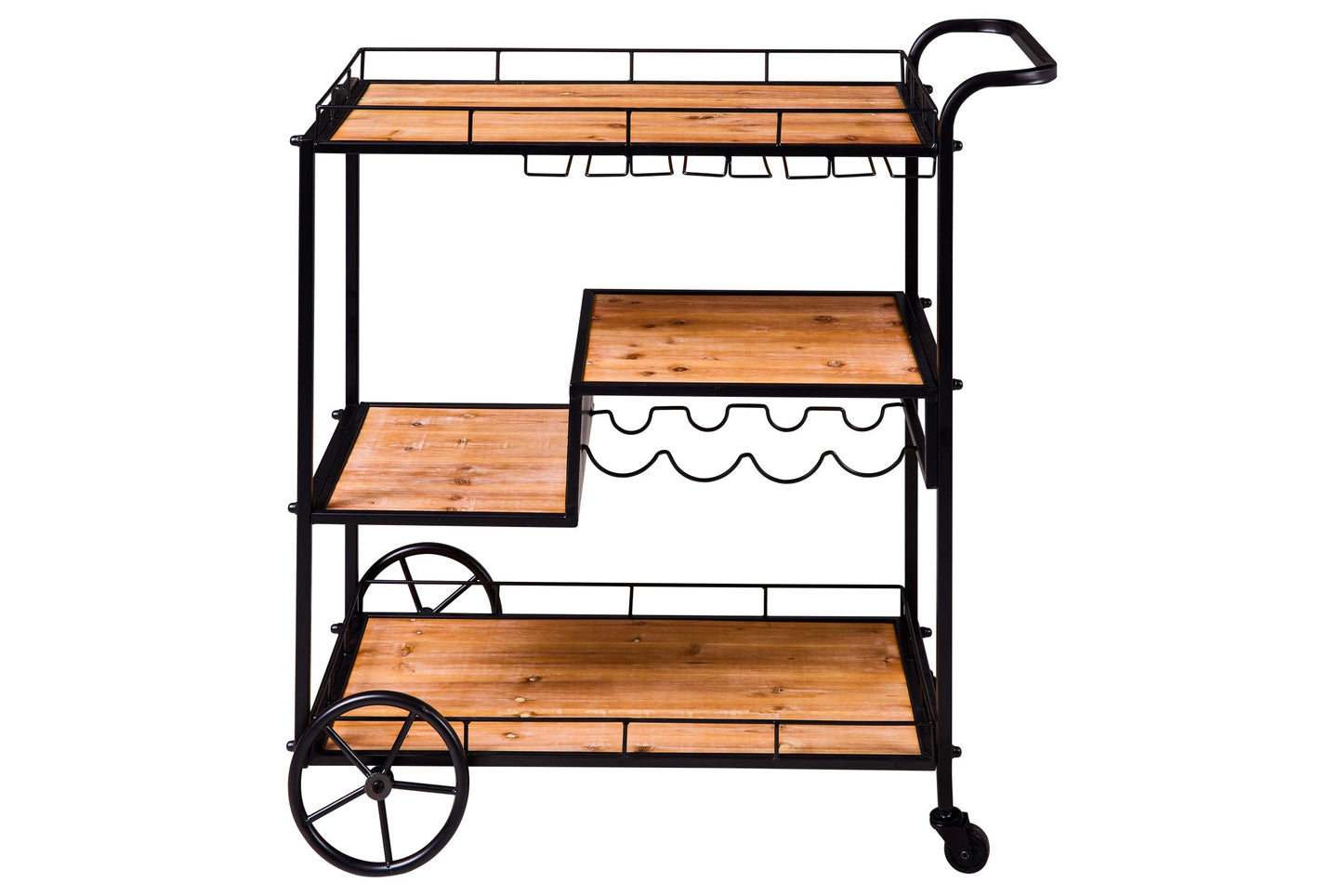 Innovazione - Carrello Tre Ripiani Con P.Ta Bottiglie