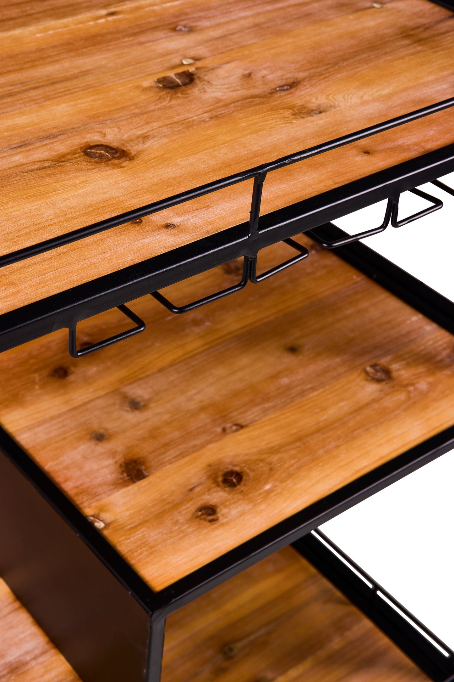 Innovazione - Carrello Tre Ripiani Con P.Ta Bottiglie