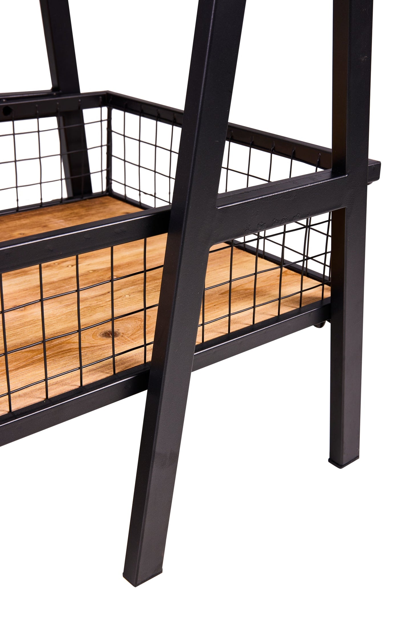 Innovazione - Tavolo Con Ruote Doppio Ripiano Smontabile