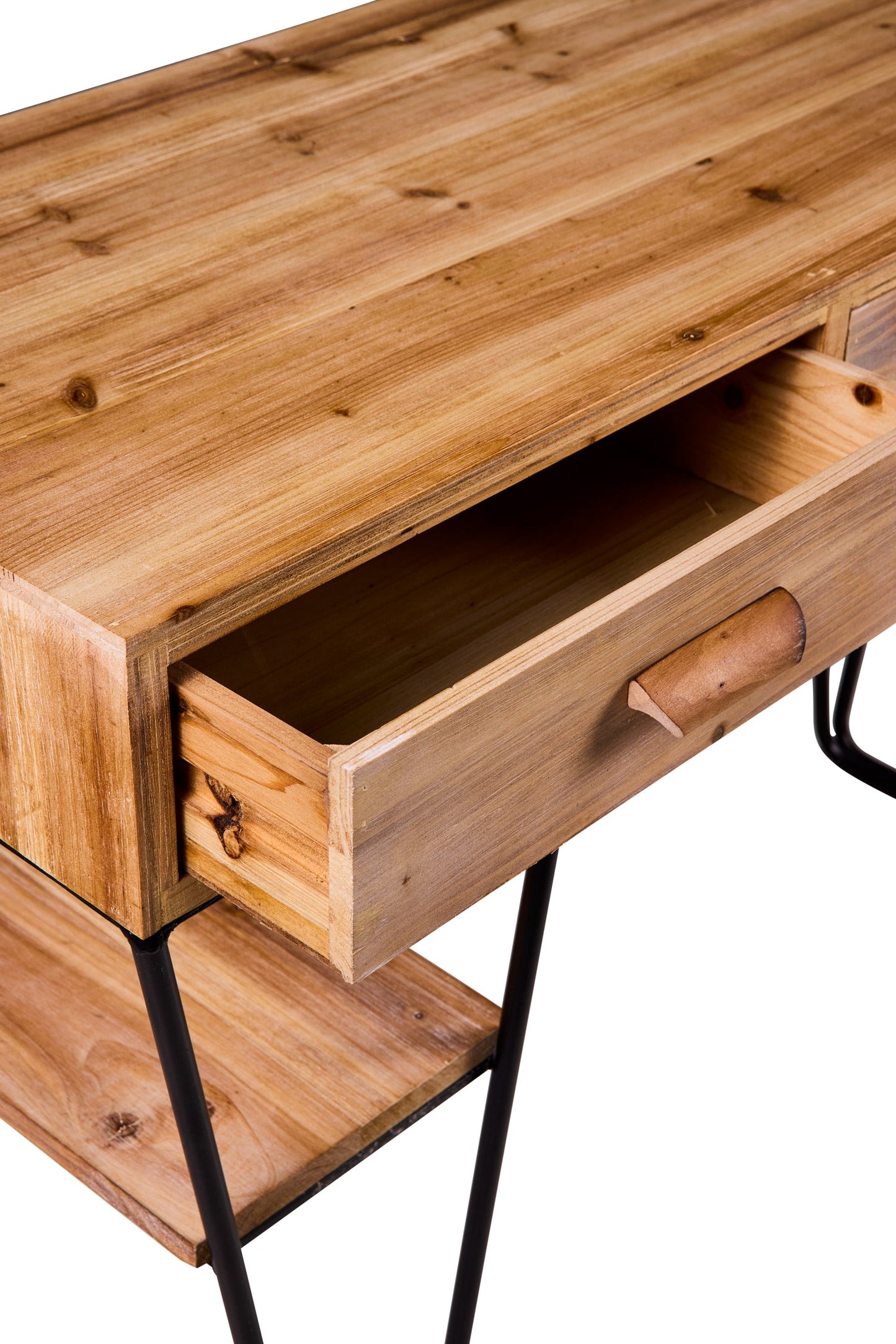 Innovazione - Scrivania 3 Cassetti Gambe in Ferro Smontabile