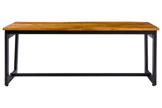 Butler - Tavolino Caffe Basso Rettangolare Piano In Legno