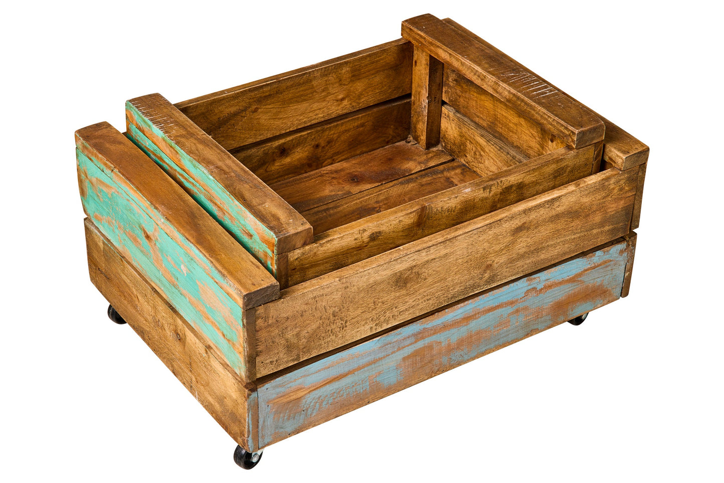 Set 2 Cassette Legno 48cm