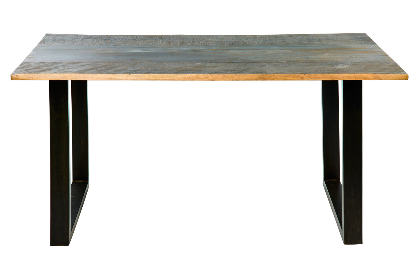 Leicester - Tavolo Pranzo Irregolare Con Prolughe Mis.160 Grigio