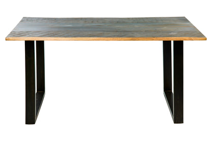 Leicester - Tavolo Pranzo Irregolare Con Prolughe Mis.160 Grigio