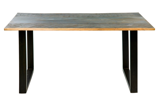 Leicester - Tavolo Pranzo Irregolare Con Prolughe Mis.160 Grigio