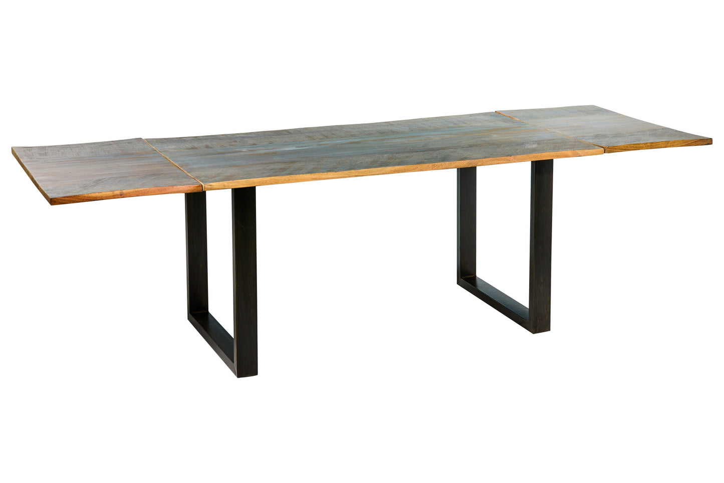 Leicester - Tavolo Pranzo Irregolare Con Prolughe Mis.160 Grigio