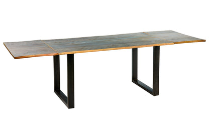 Leicester - Tavolo Pranzo Irregolare Con Prolughe Mis.160 Grigio