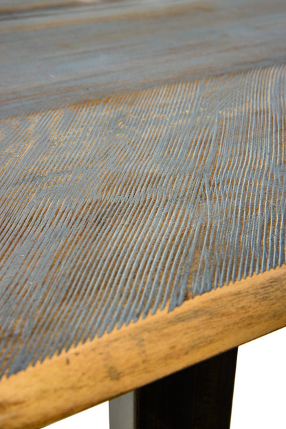 Leicester - Tavolo Pranzo Irregolare Con Prolughe Mis.160 Grigio