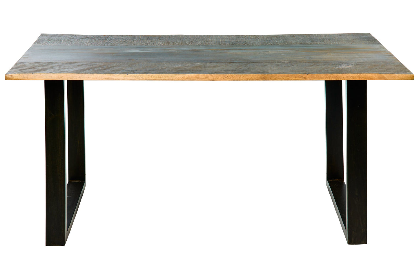 Leicester - Tavolo Pranzo Irregolare Mis.180 Con Prolunghe Grigio