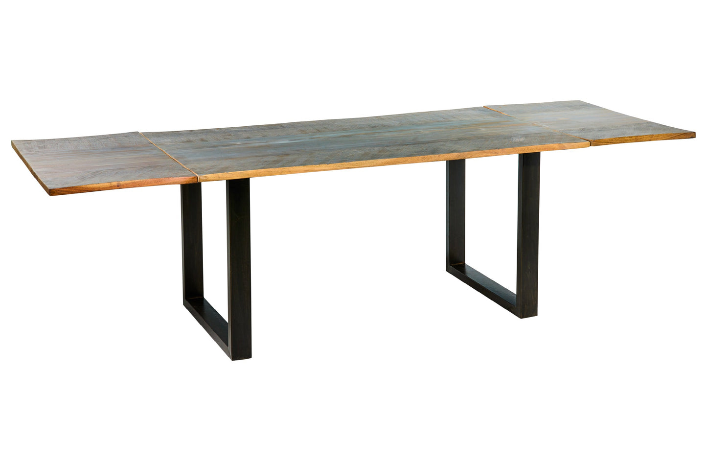 Leicester - Tavolo Pranzo Irregolare Mis.180 Con Prolunghe Grigio