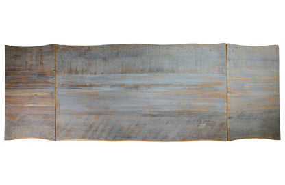 Leicester - Tavolo Pranzo Irregolare Mis.180 Con Prolunghe Grigio