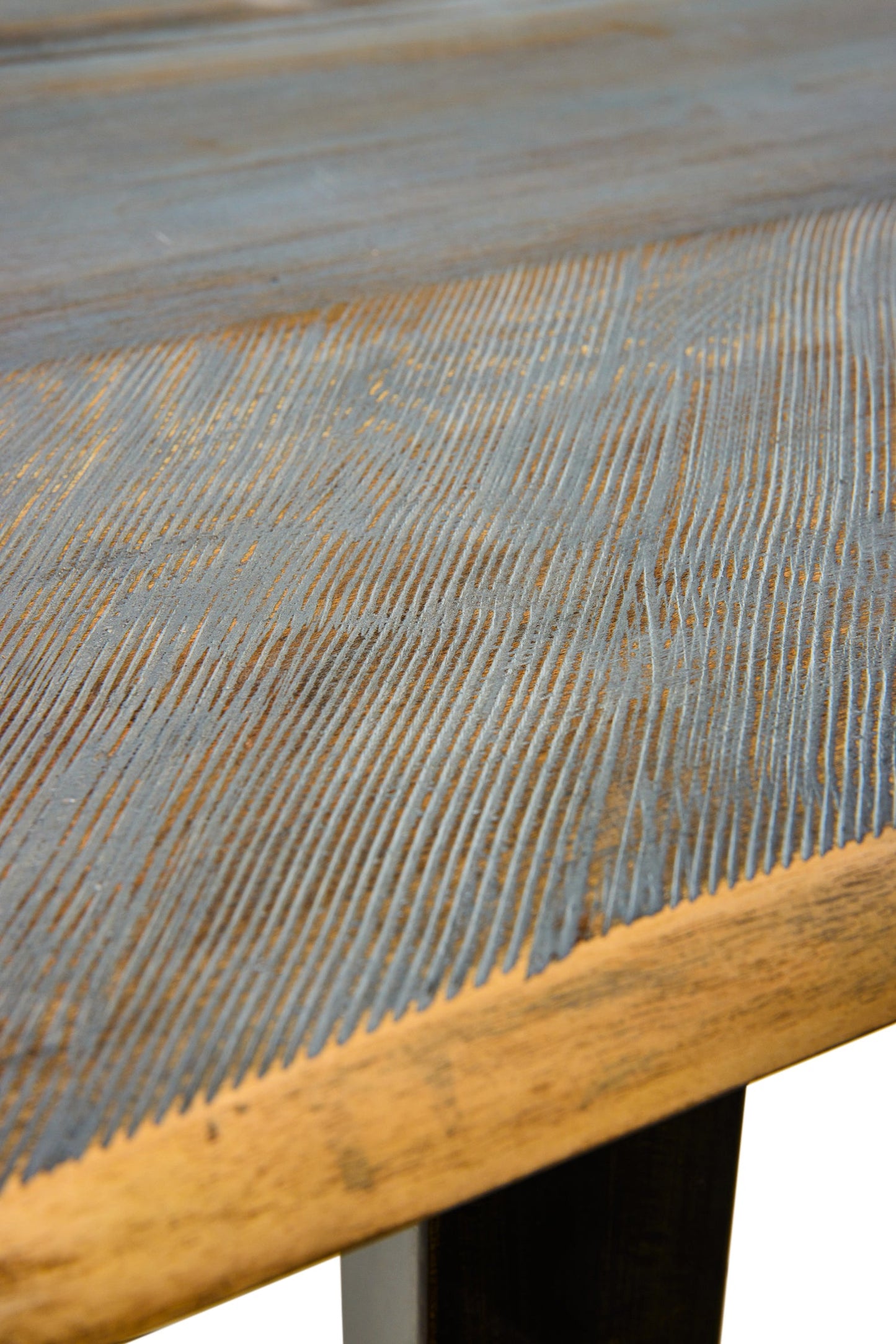 Leicester - Tavolo Pranzo Irregolare Mis.180 Con Prolunghe Grigio