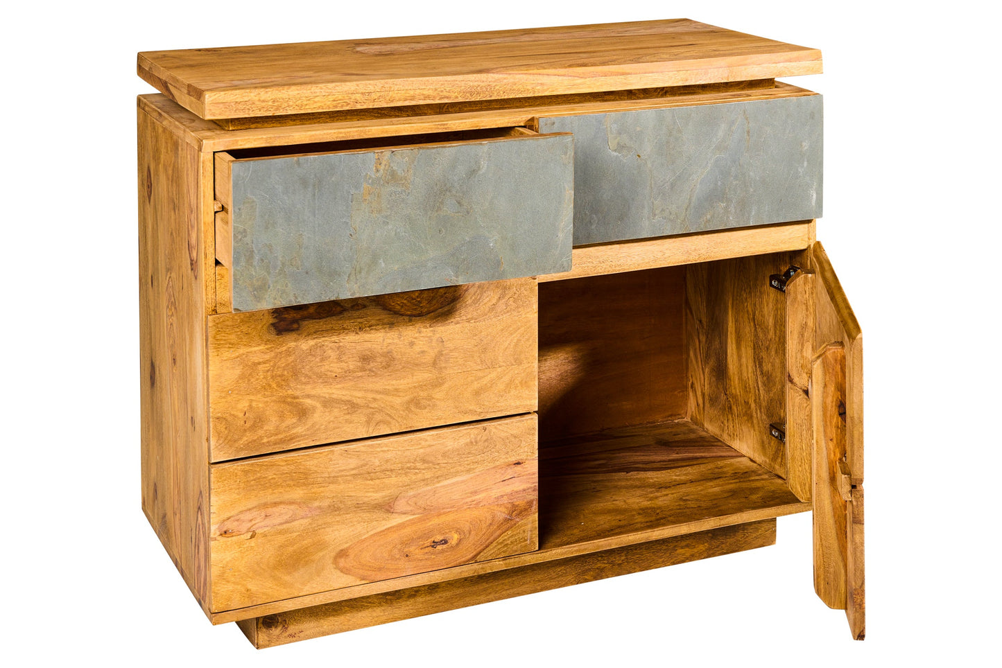 Superiore - Mobile 2 Sportelli 2 Cassetti Con LED