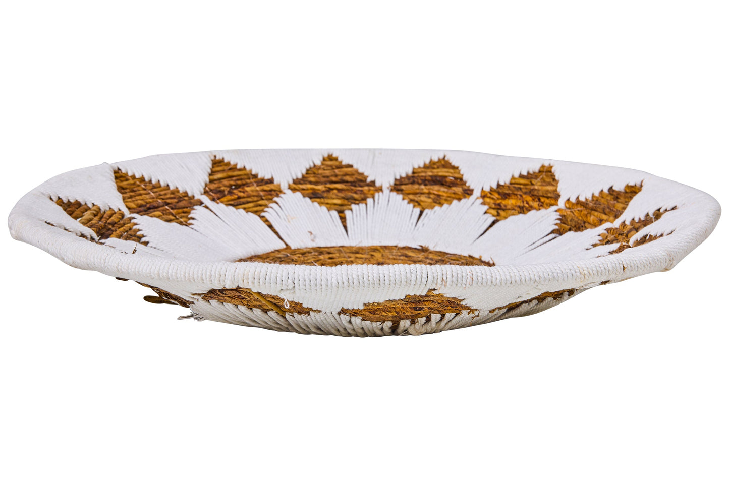 Gipsy - Piatto Decorativo da appendere in Seegrass e Macrame